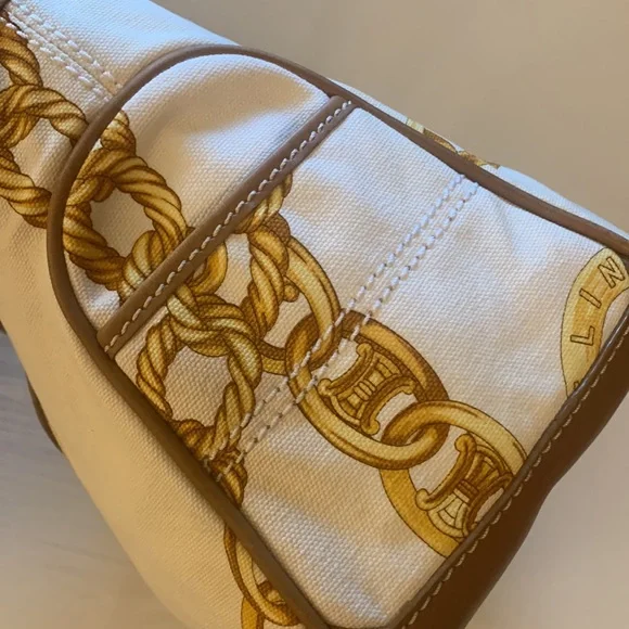 COPY - Celine Boogie handbag. Canvas and leather